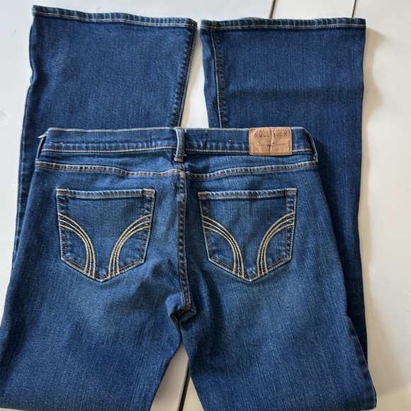 Hollister Blue Boot Cut Jeans Classic Style size 27 - Picture 3 of 5